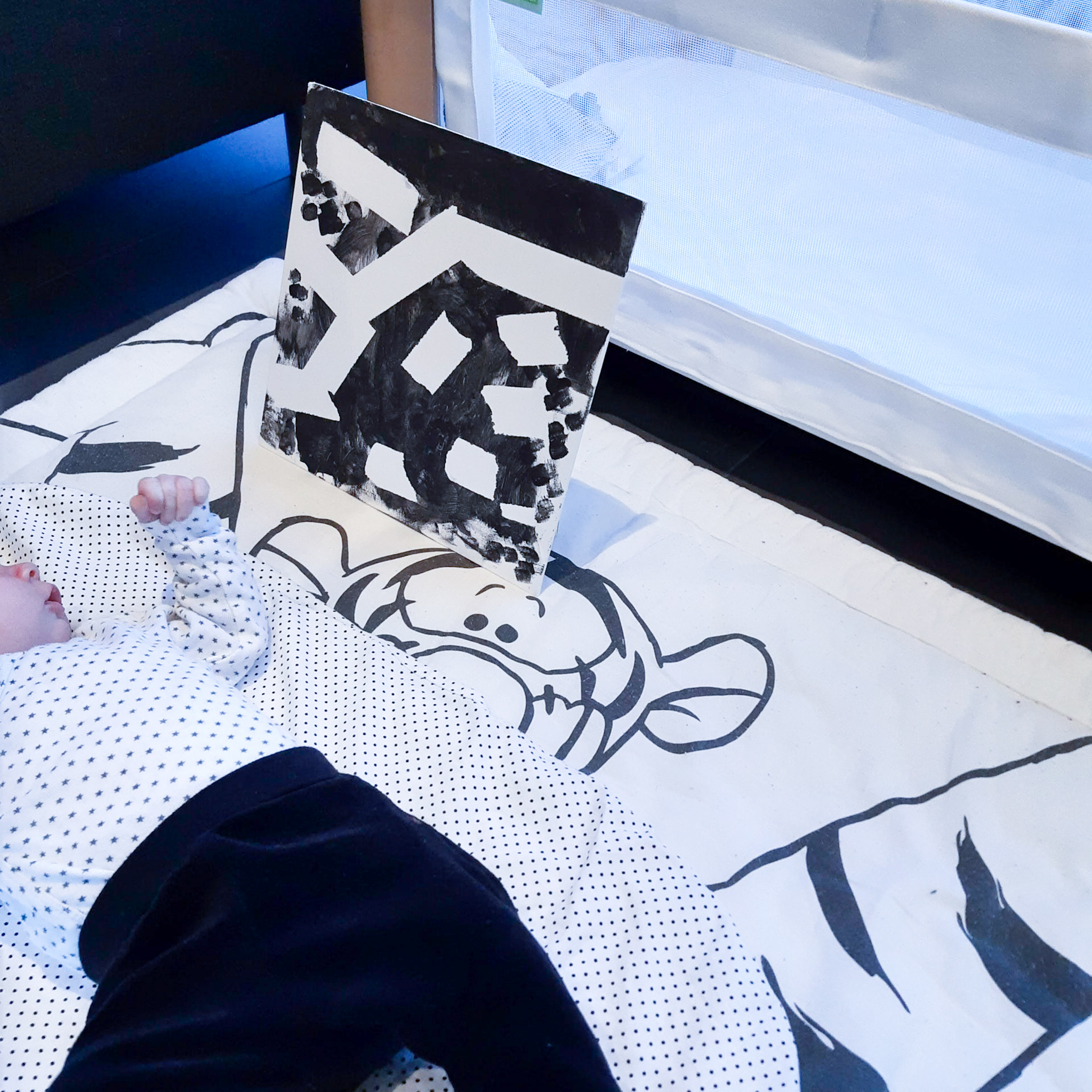 Zwart & wit – baby week 5